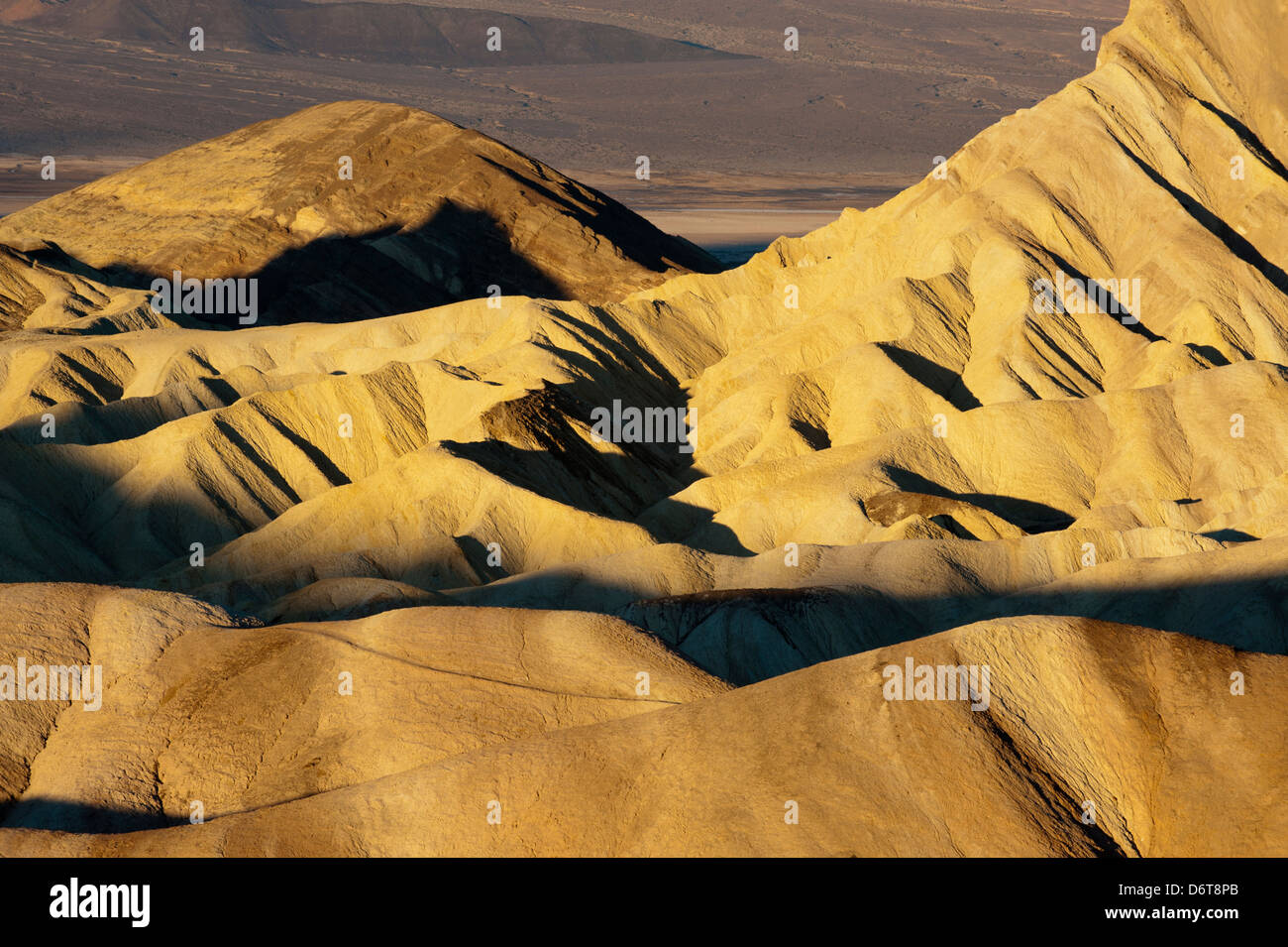 USA, California, Death Valley National Park, Zabriskie Point Stock