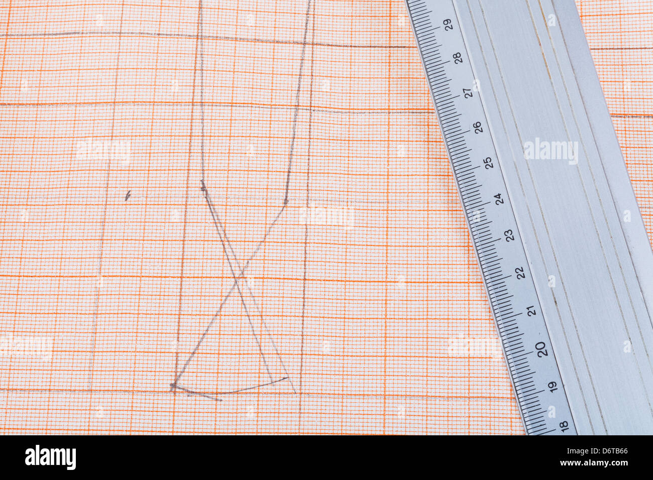 Graph paper ruler hi-res stock photography and images - Alamy