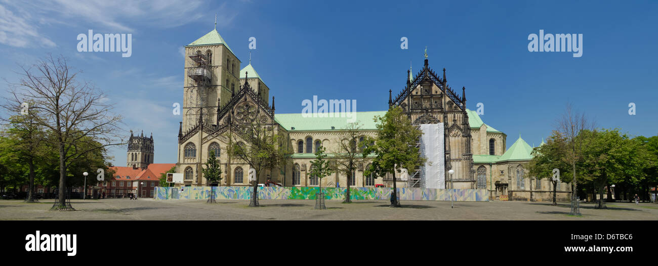 st paulus cathedral in munster, germany Stock Photo