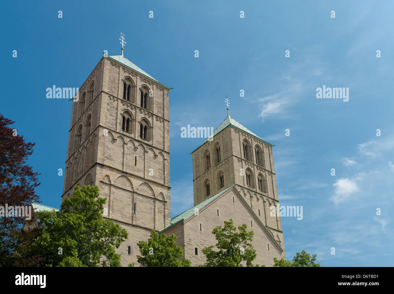 famous st paulus cathedral in munster, germany Stock Photo