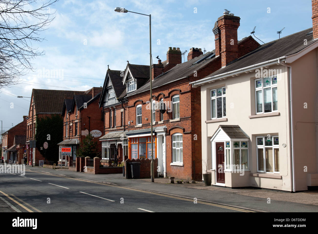 Evesham Road, Astwood Bank, Worcestershire, UK Stock Photo Alamy