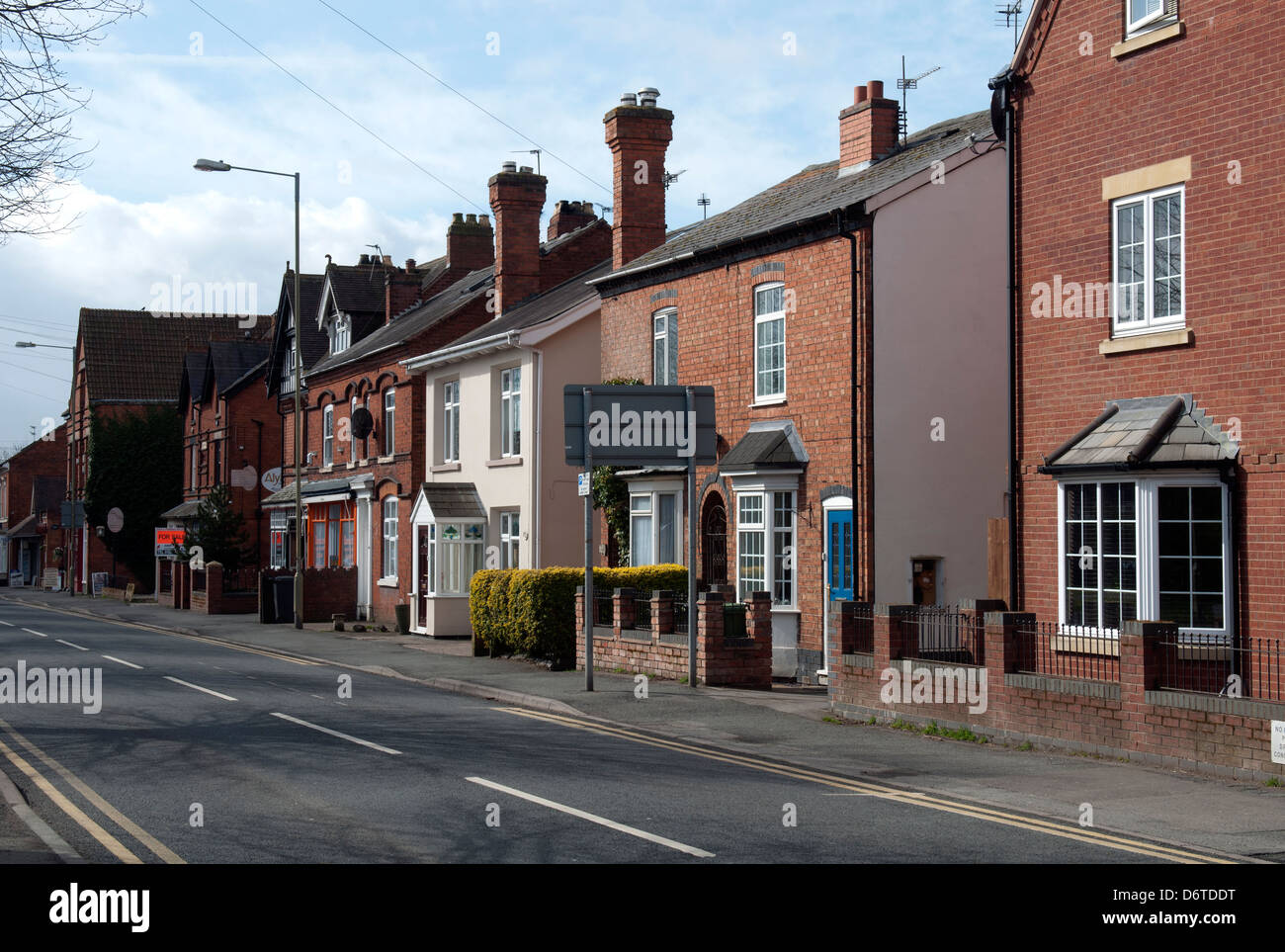 Evesham Road, Astwood Bank, Worcestershire, UK Stock Photo Alamy