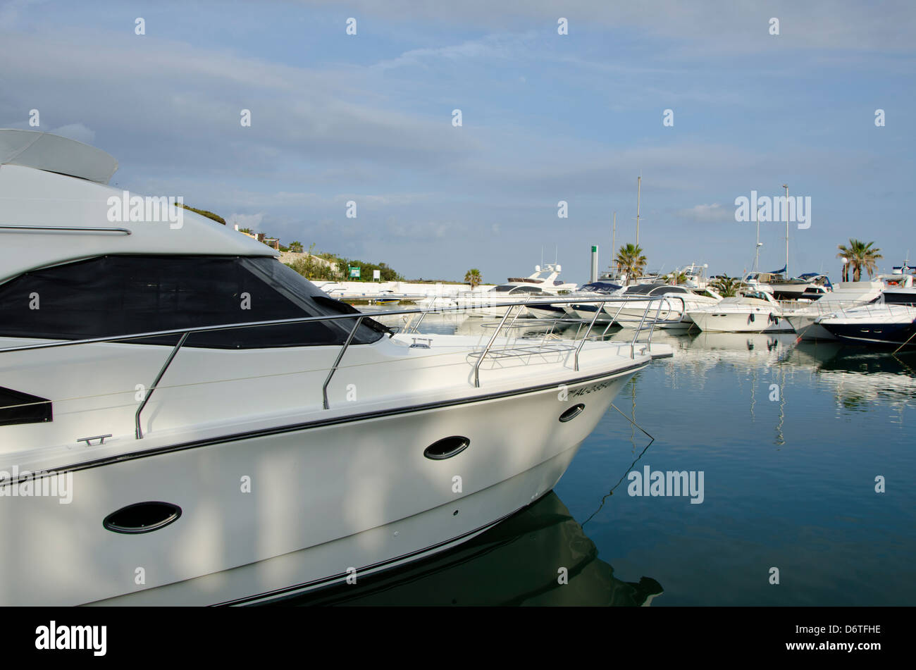 Port of Cabopino near Marbella Spain Stock Photo - Alamy