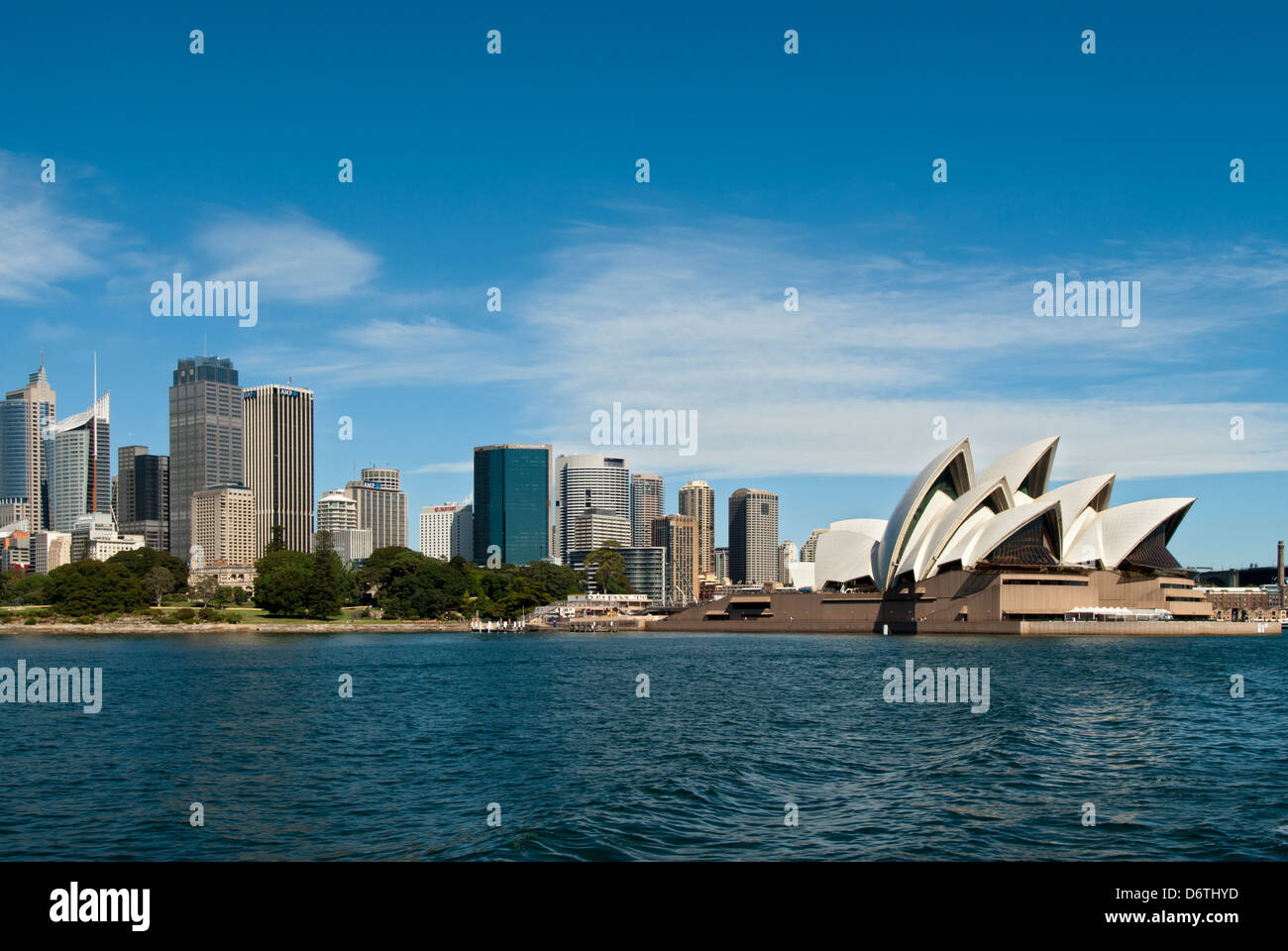 Sydney and Opera House Stock Photo
