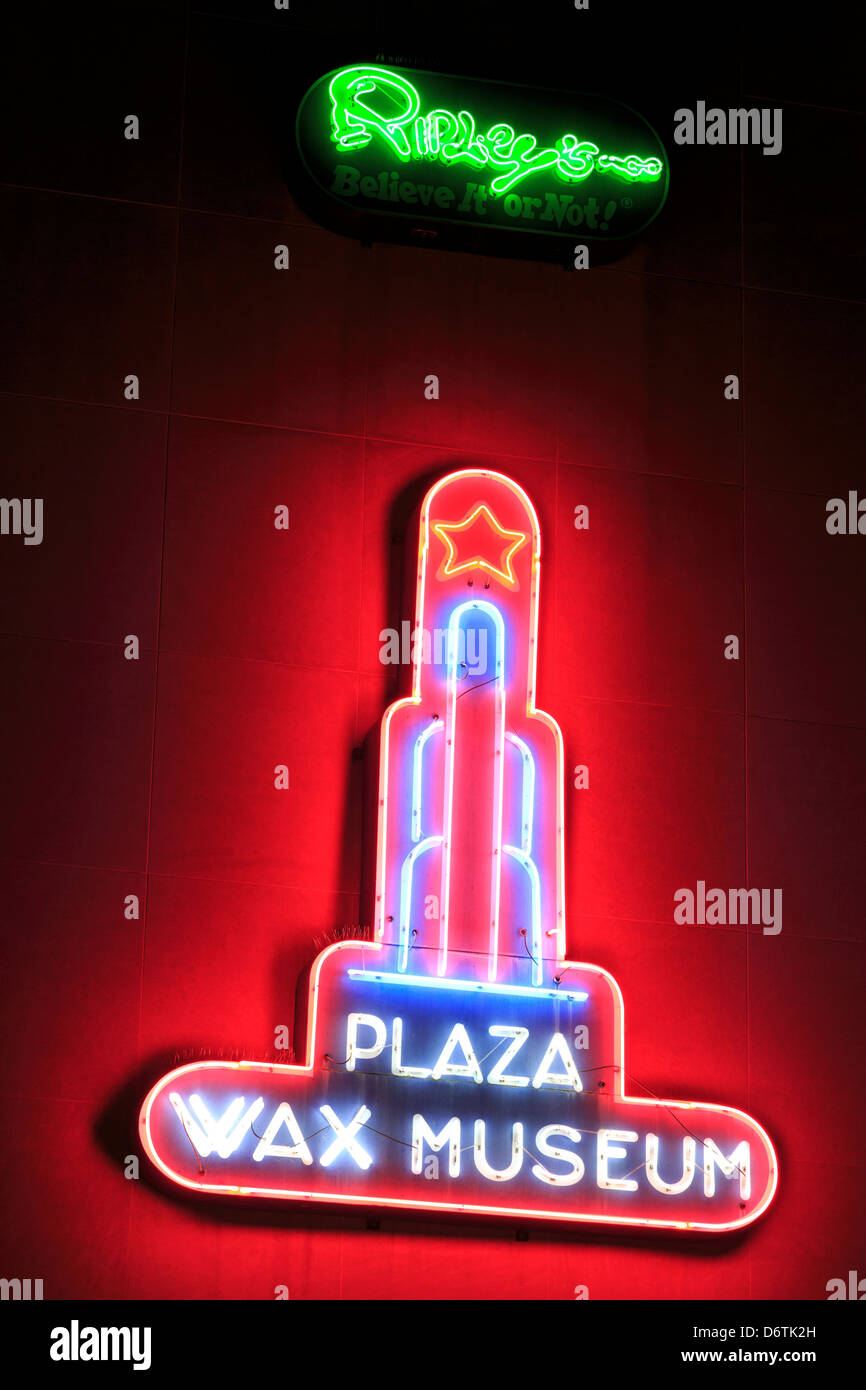 USA, Texas, San Antonio, Plaza Wax Museum Stock Photo Alamy
