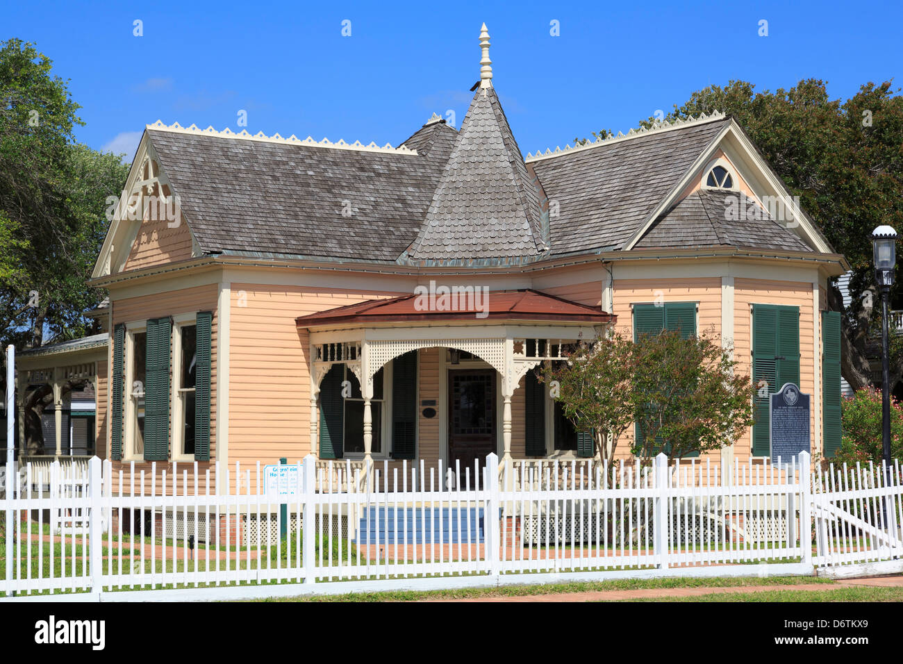 House at Heritage Park, Corpus Christi, Texas, USA Stock Photo Alamy