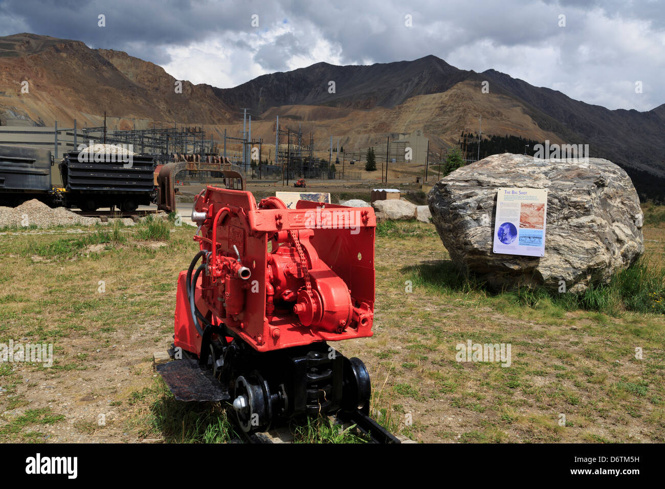 USA, Colorado, Leadville, Climax Molybdenum Mine Stock Photo