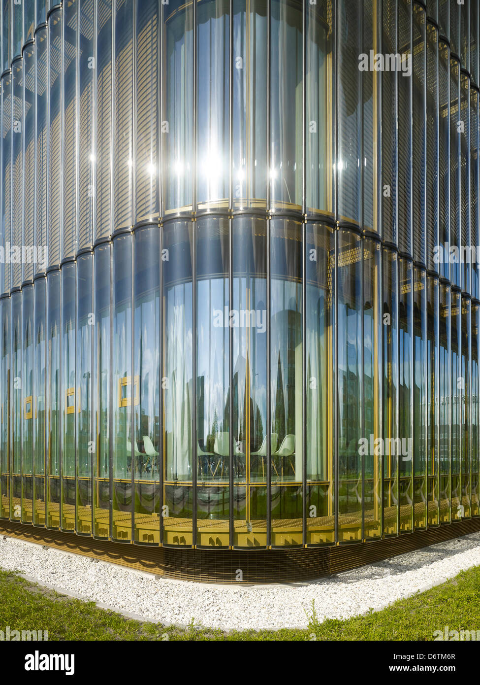 CJIB Building Leeuwarden, Leeuwarden, Netherlands. Architect: Claus + Kaan,  2012 Stock Photo - Alamy