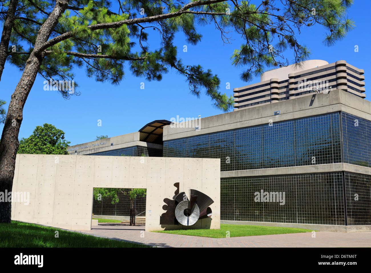 USA, Texas, Houston, Sculpture Garden, Museum of Fine Arts Stock Photo