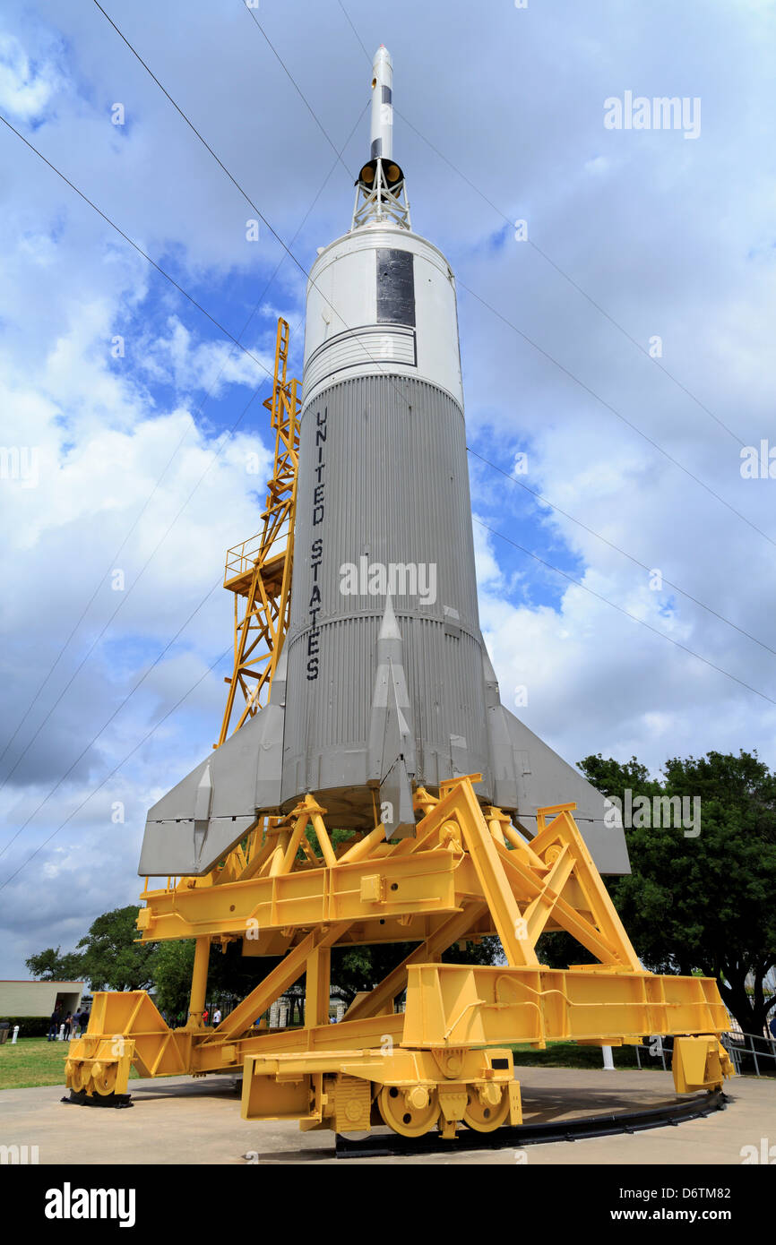 USA, Texas, Houston, Rocket Park at Space Center Stock Photo Alamy