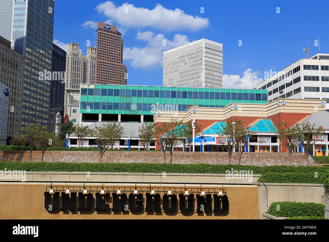 Underground Atlanta Georgia Downtown Hi-res Stock Photography And ...