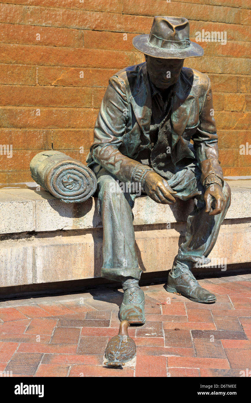 USA, Atlanta, Sculpture in Underground Atlanta Stock Photo Alamy