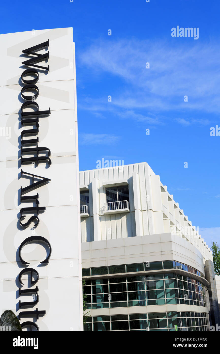 USA, Atlanta, Exterior of Woodruff Arts Center Stock Photo Alamy
