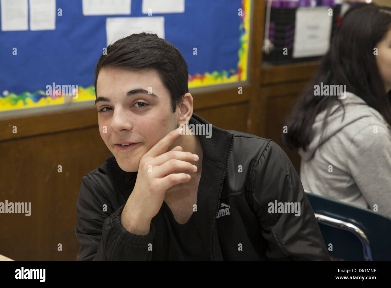 9th grade social studies teacher engages students with the Trojan War