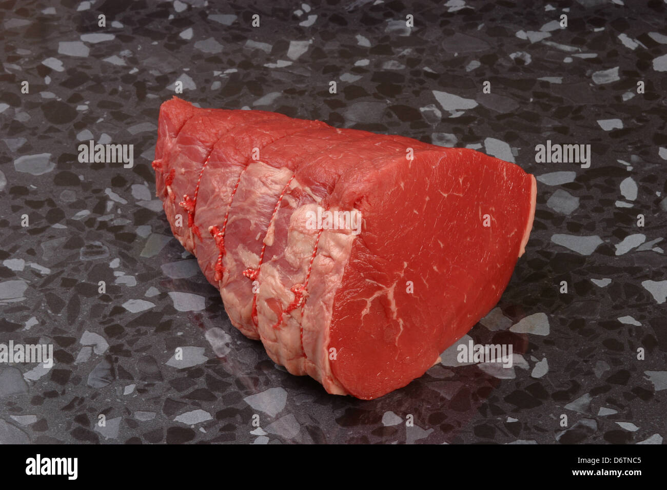 corner cut topside of beef Stock Photo Alamy
