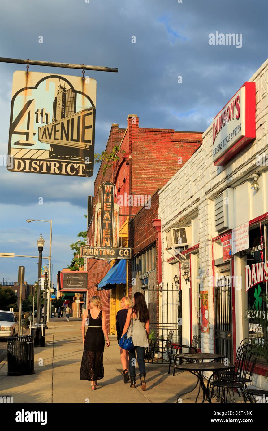 USA, Alabama, Birmingham, Historic 4th Avenue District Stock Photo Alamy