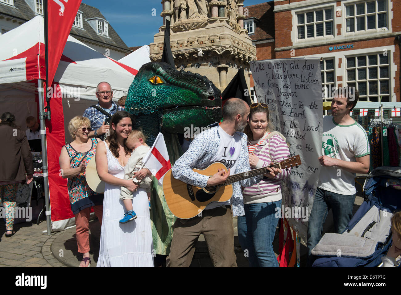 A group of musicians and singers celebrate Day in the