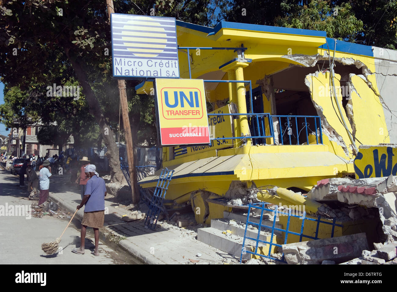 damage to Micro Credit National, epicenter of the January 2010