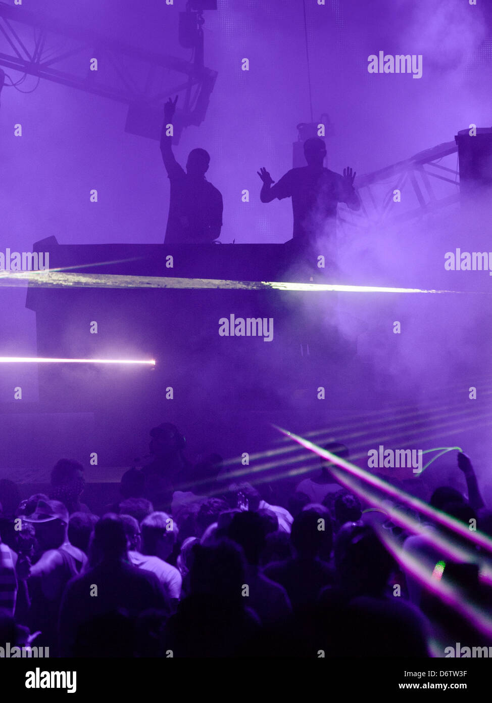 DJ Set at Summadayze in Melbourne, Australia Stock Photo Alamy