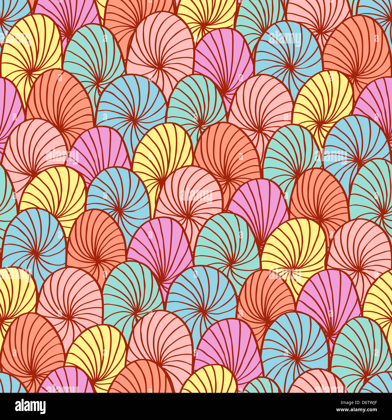 Abstract hand drawn circle seamless Stock Photo - Alamy