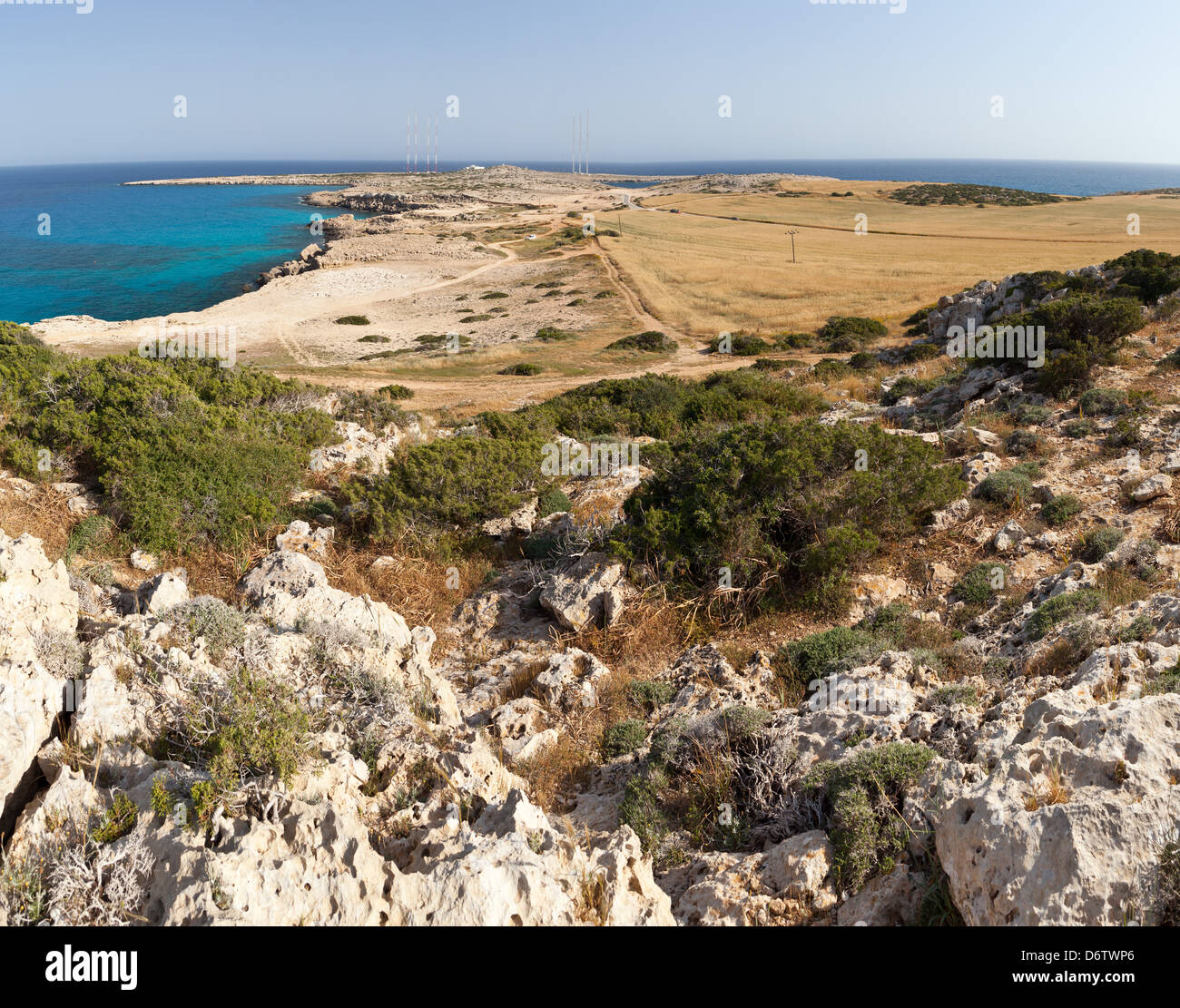Cyprus Cape Greco Stock Photo Alamy