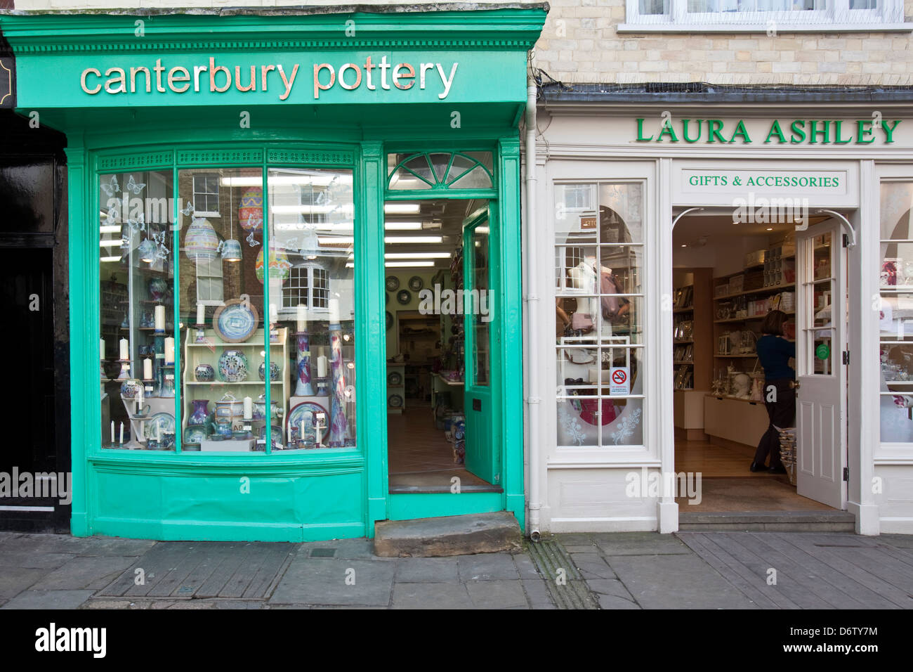 Shops, Burgate, Canterbury, Kent, Uk Stock Photo Alamy