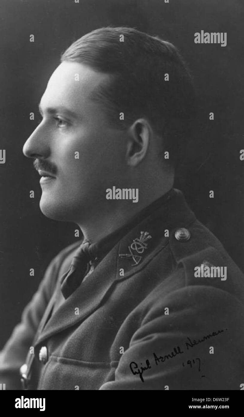 2 Lieutenant Cyril Arnell Newman Stock Photo