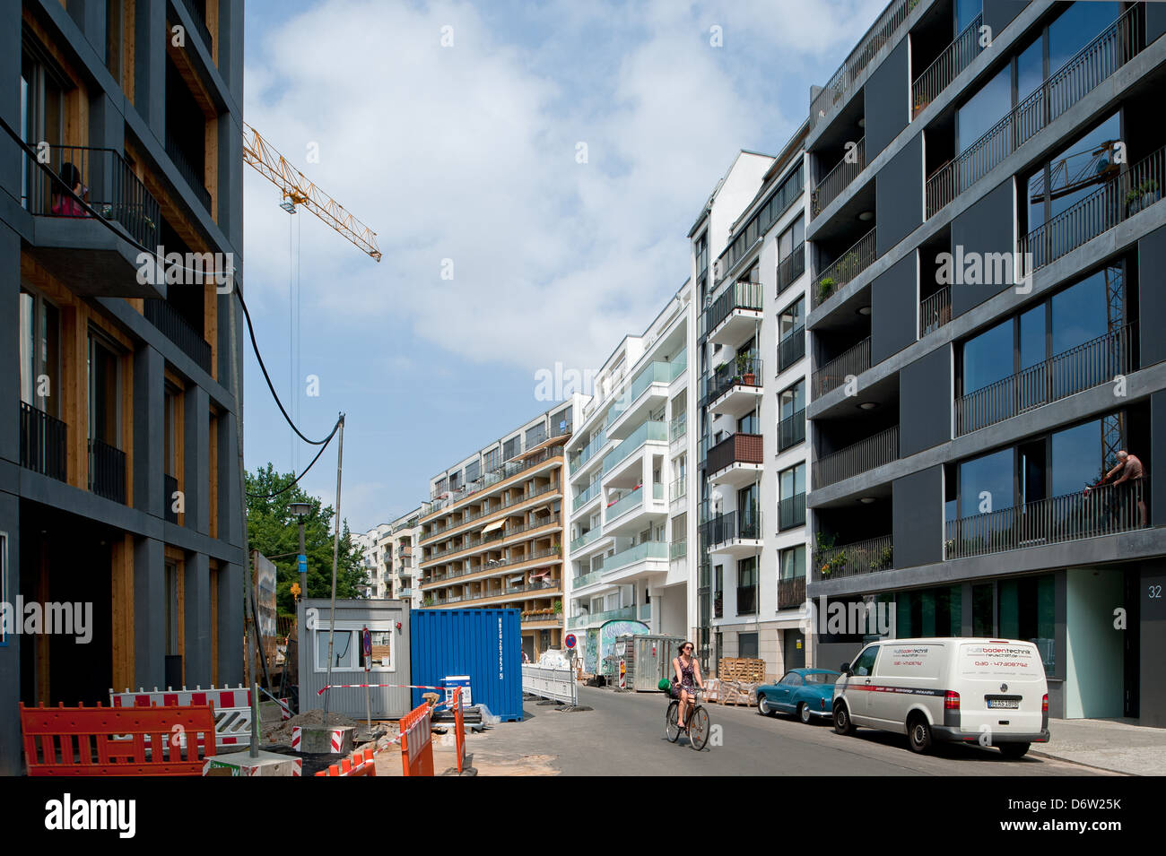 Berlin Germany New Construction Of Condos In Berlin Mitte Stock Photo Alamy