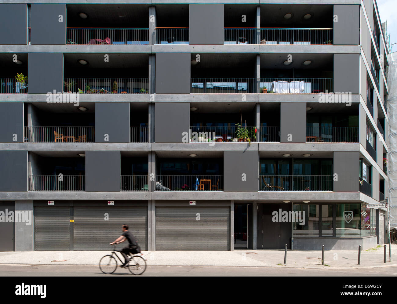 Berlin, Germany, new construction of condos in BerlinMitte Stock Photo
