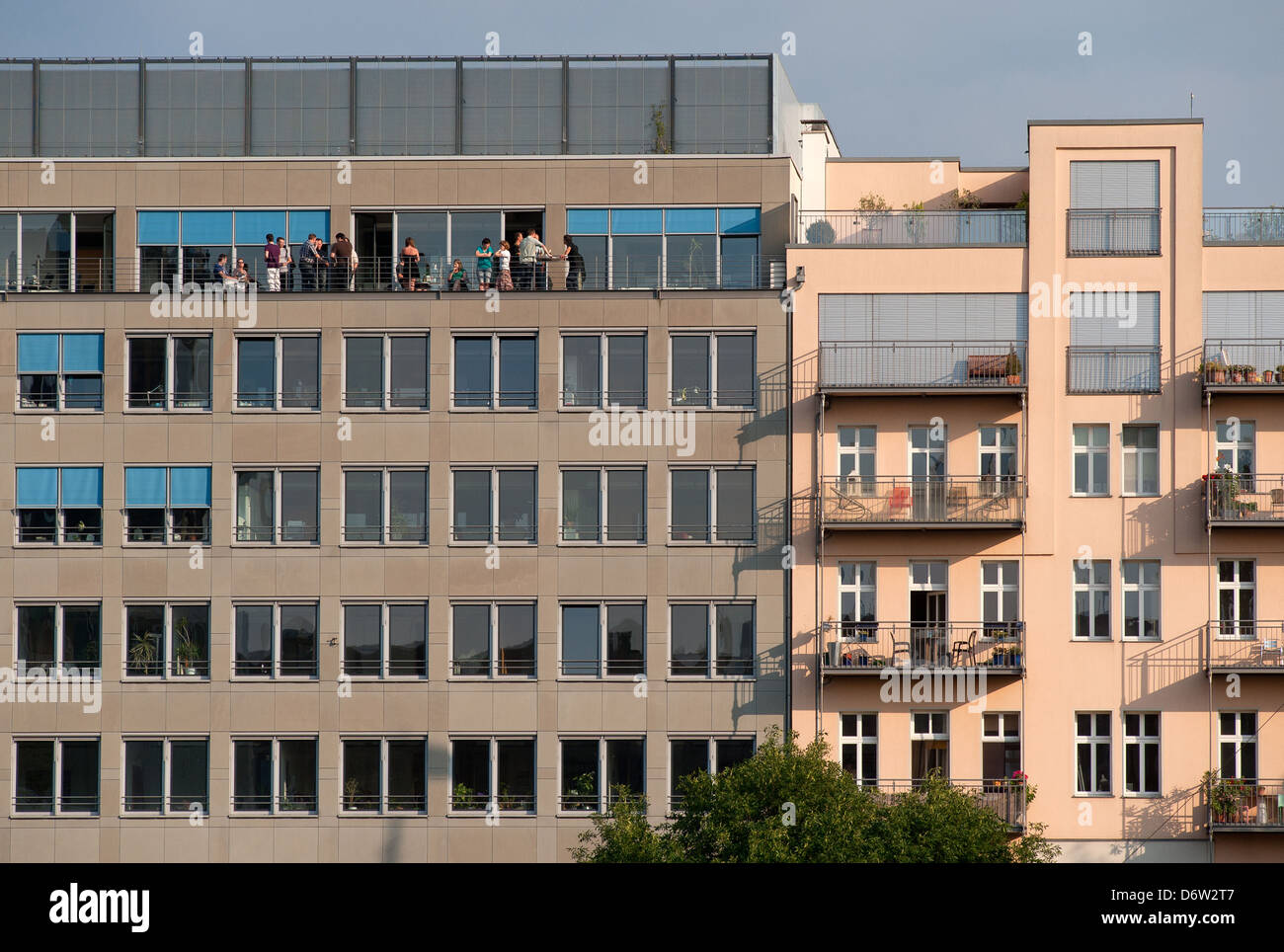 Berlin, Germany, office and residential buildings in the Historic