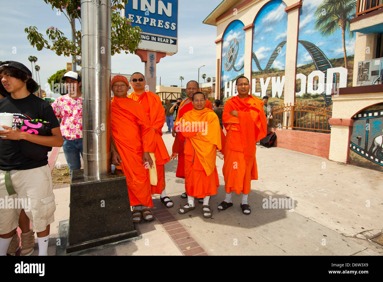 Songkran festival, Thaitown, Hollywood, Los Angeles, California, United