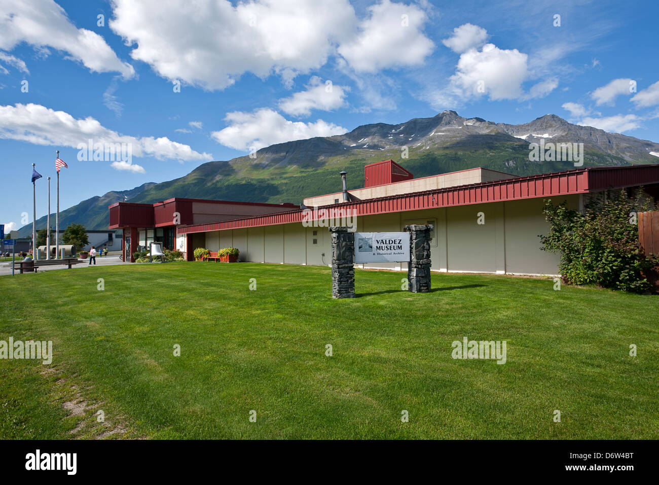 Valdez museum. Alaska. USA Stock Photo Alamy