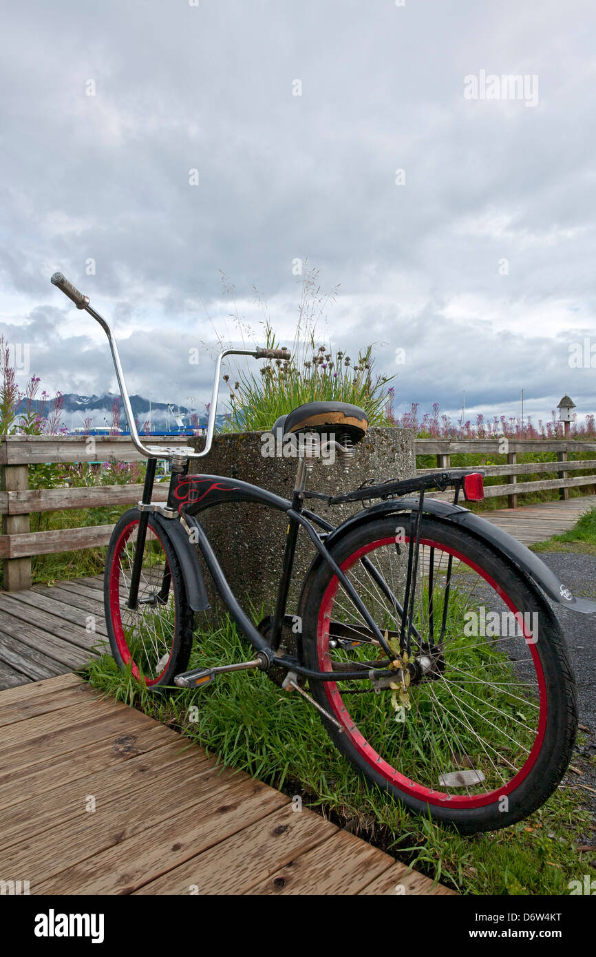 Cruiser bicycle. Seward. Alaska. USA Stock Photo Alamy