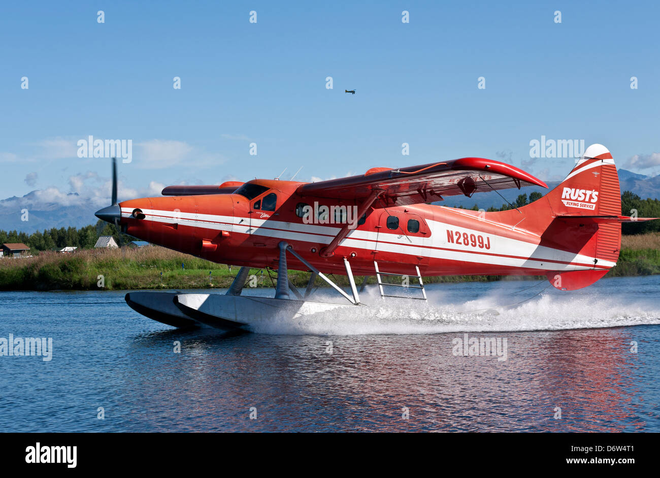 de Havilland DHC-3 Otter seaplane. Lake Hood. Anchorage. Alaska. USA Stock Photo