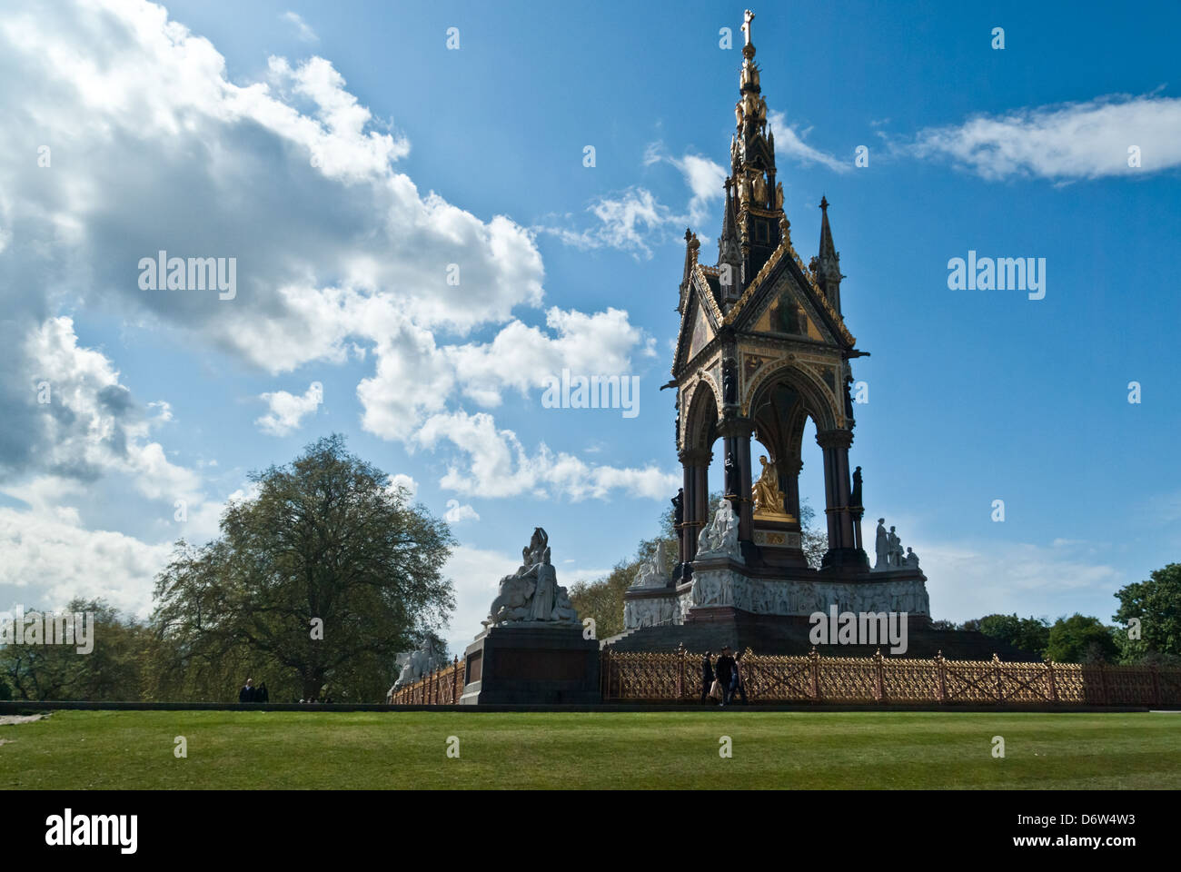 Albert Memorial, Kensington Gardens, London, UK Stock Photo