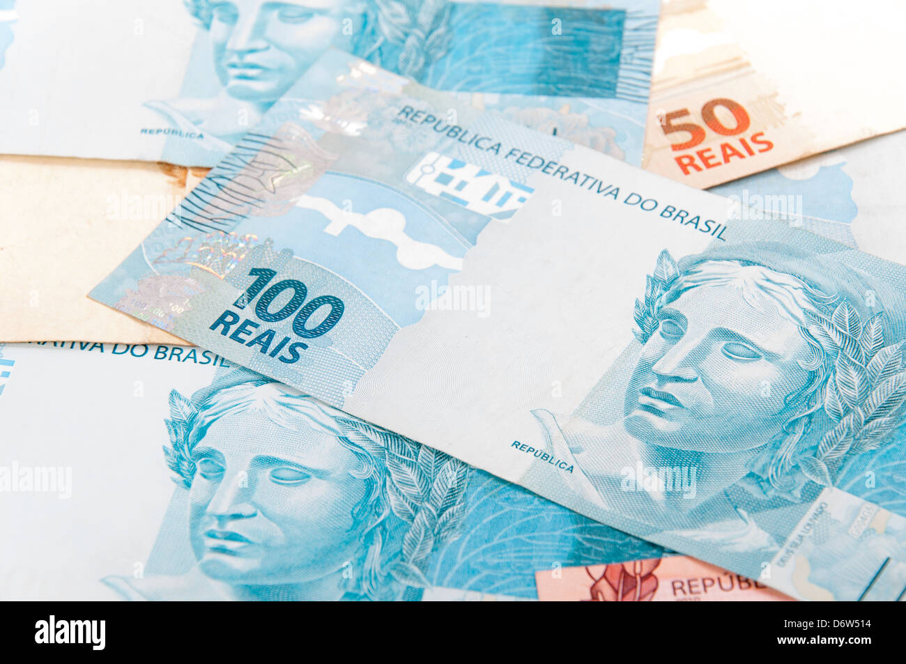 Brazilian currency Stock Photo