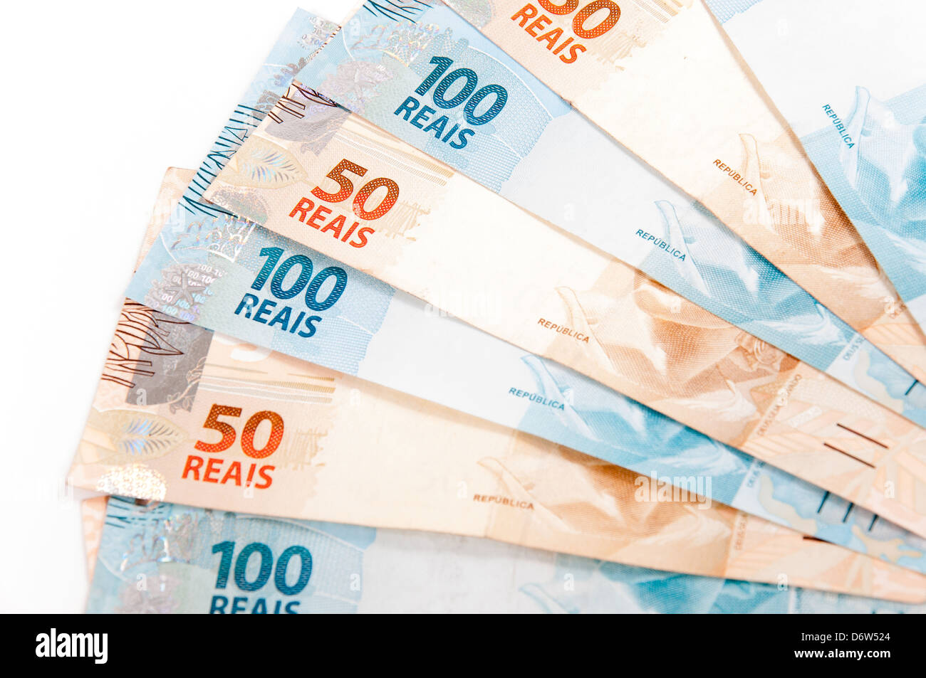 Brazilian currency Stock Photo