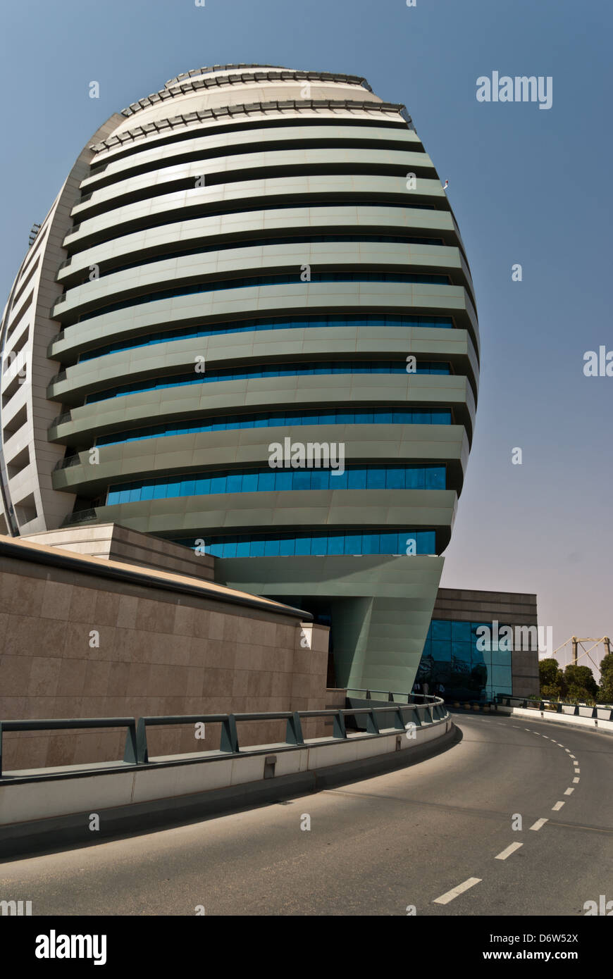Burj Al Fateh -  Corinthia, hotel and business centre, Khartoum, Sudan Stock Photo