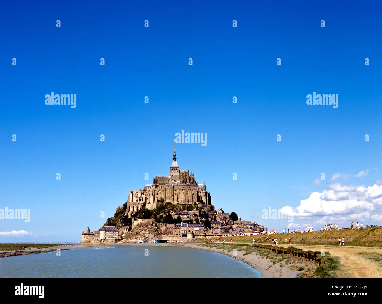 8455. Mont St Michel, Normandy, France, Europe Stock Photo