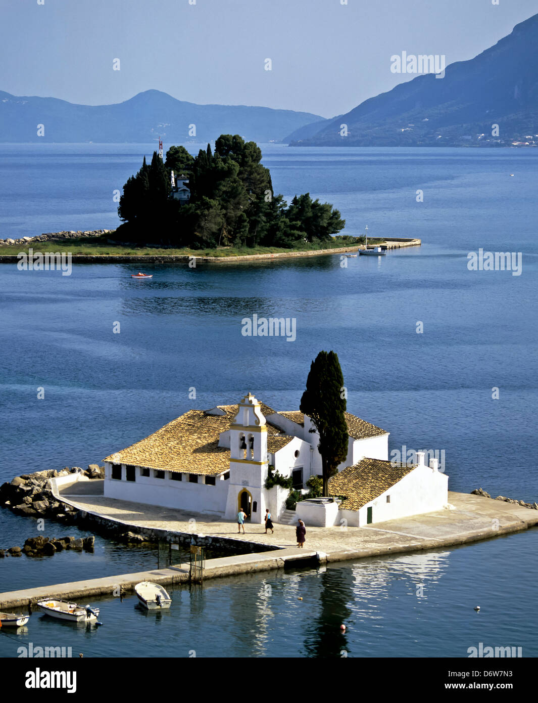 8458. Mouse Island, Corfu, Greece, Europe Stock Photo