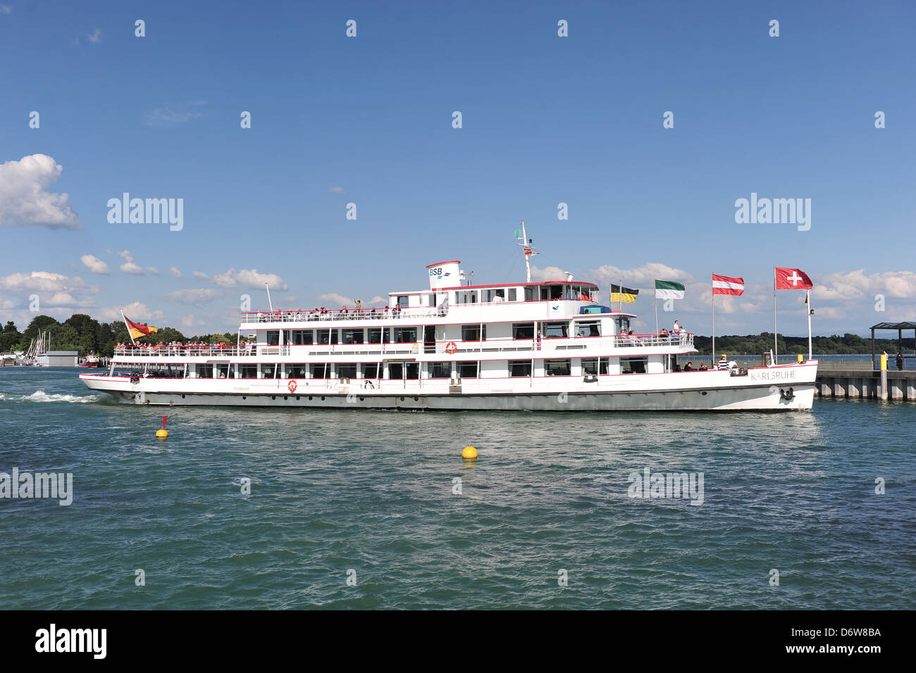 Friedrichshafen, Germany, Karlsruhe ship of the shipping companies