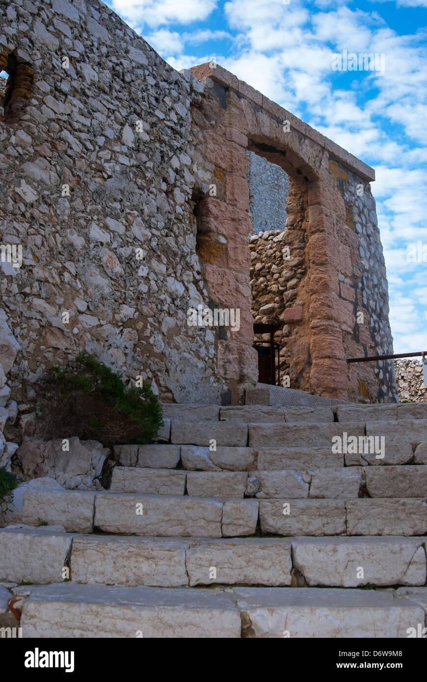 Chateau D'lf, architectural detail, France cote du Azur Stock Photo - Alamy