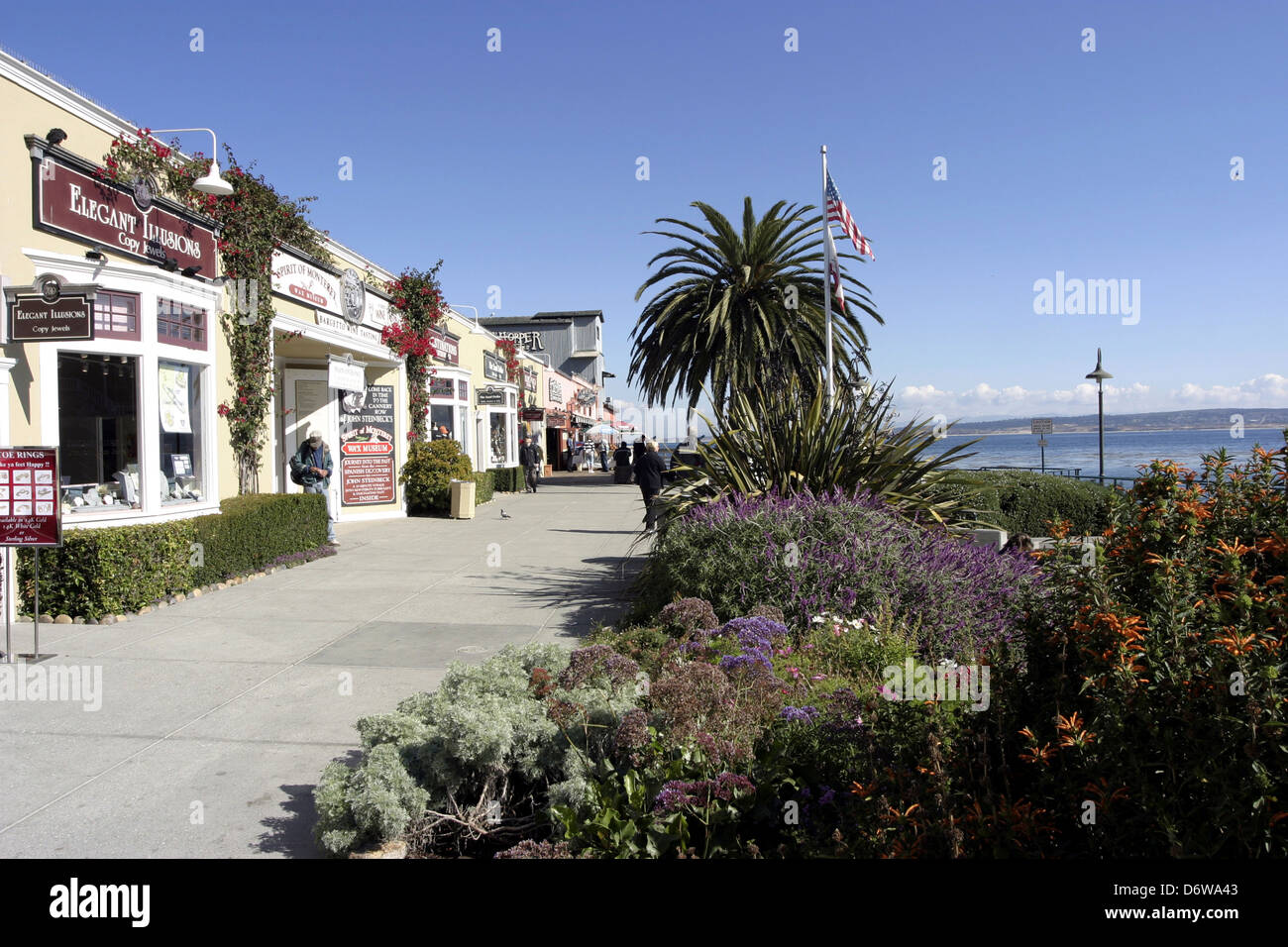 USA, California, Monterey, Cannery Row Stock Photo Alamy