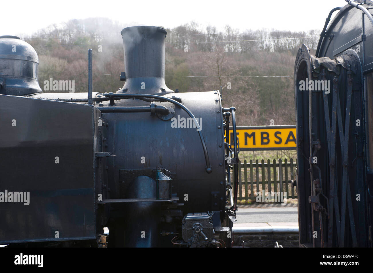 Embsay and Bolton Abbey steam railway Stock Photo