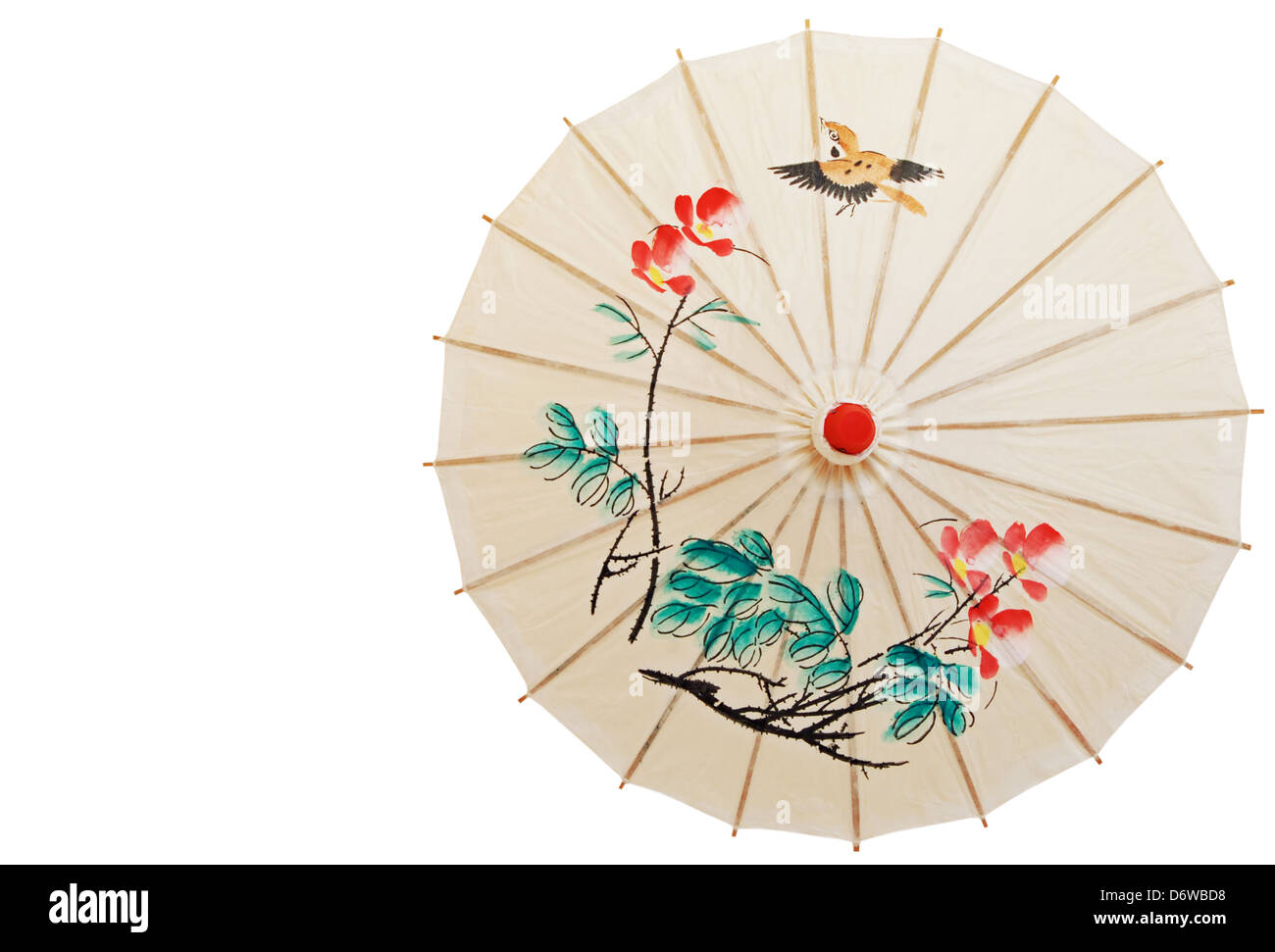 Oriental umbrella isolated Stock Photo - Alamy