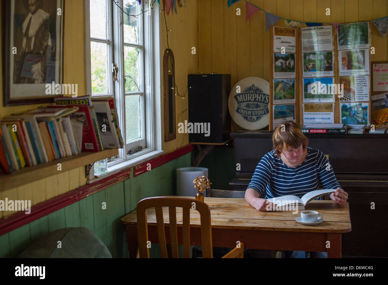 The Yarde cafe, on The Tarka Trail, in North Devon, between Torrington