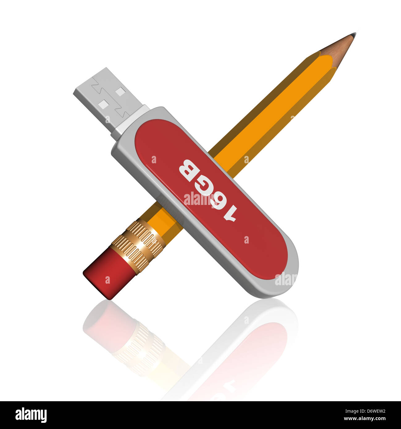 3d illustration of flash disk Stock Photo - Alamy