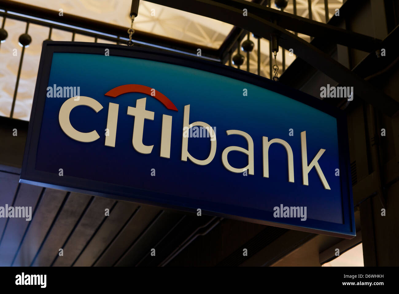 Citibank sign - USA Stock Photo