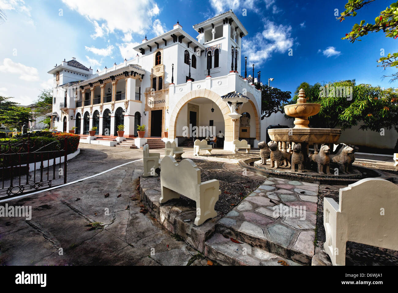 Puerto Rico, San Juan, View of Casa de Espana Building Stock Photo - Alamy