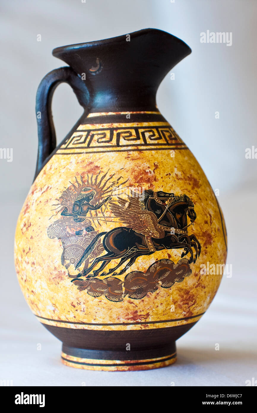 Ancient Greek Vase Athens Greece Stock Photo 55882295 Alamy